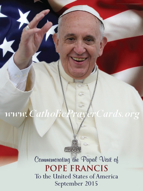 Pope Francis Prayer Cards - Holy Cards - Memorabilia - Newly Elected